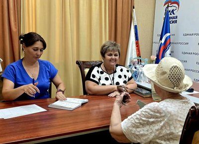 Инна Гончарова провела прием граждан