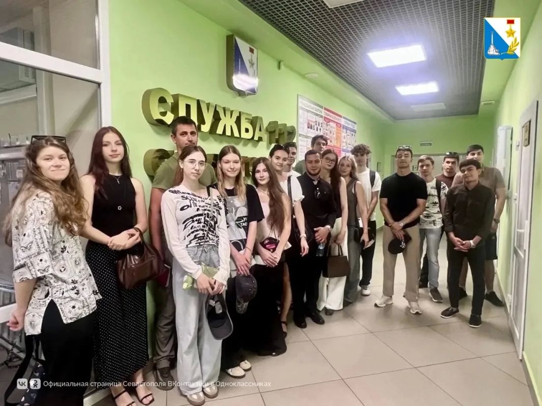 Студенты СевГУ прошли практику в Единой дежурно-диспетчерской службе Севастополя