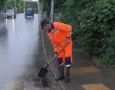 На улицах Севастополя устраняют последствия непогоды
