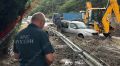 В районе Симеиза из-за ливня на трассе Ялта —Севастополь сошел сель