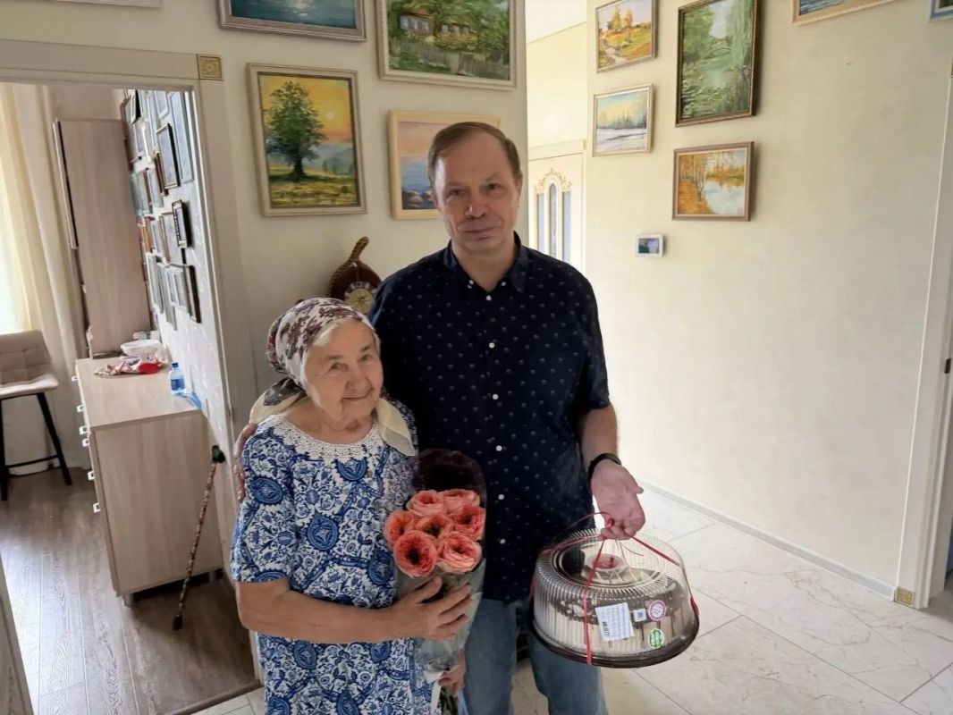 Александр Кулагин: Ветерану Великой Отечественной войны Лидии Ивановне Мохор исполнилось 95 лет