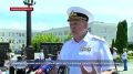 В филиале Нахимовского военно-морского училища торжественно открыли стелу «Во славу Российского флота – служим России с детства»