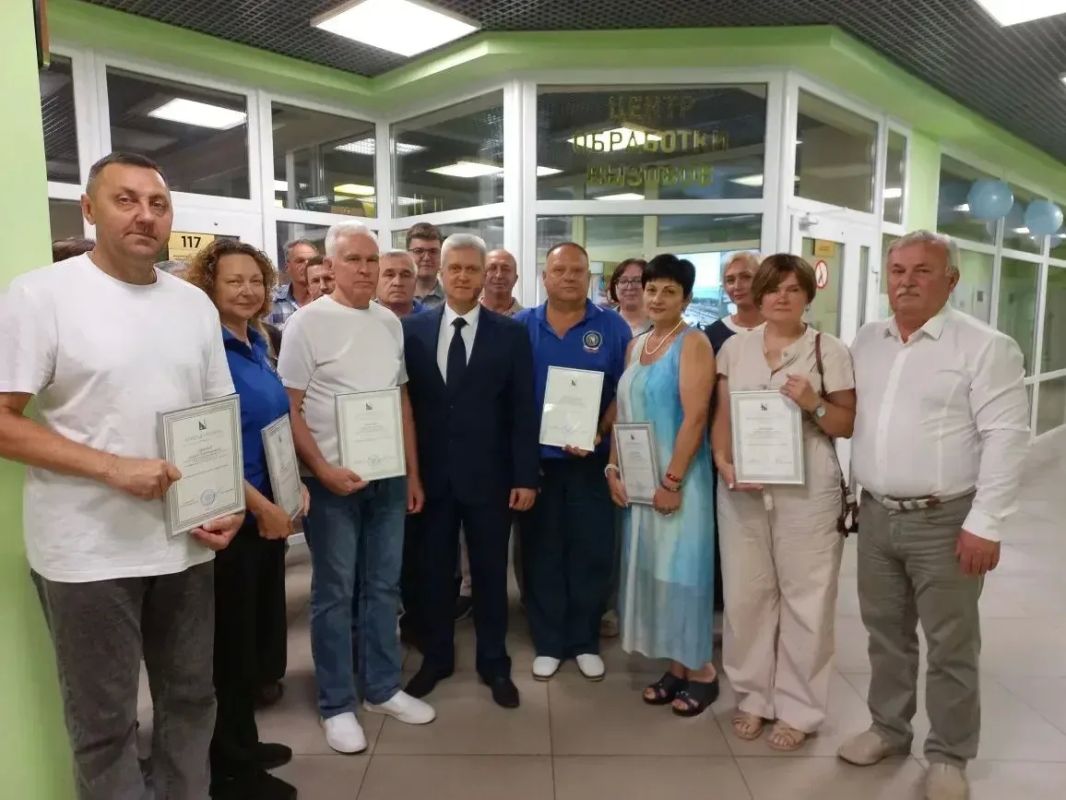 К 12-летию ЕДДС Севастополя коллектив награжден грамотами
