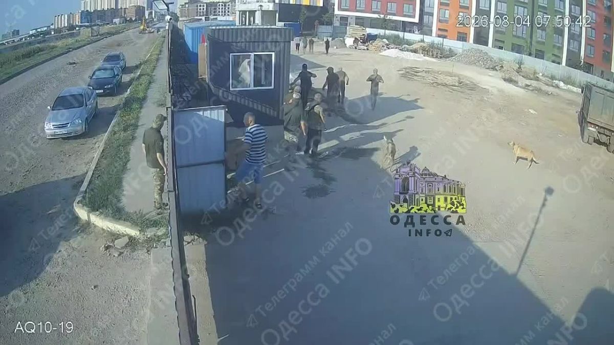 Одесские людоловы устроили облаву на строителей