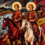 Первые русские святые. Первыми русскими святыми, прославленными Церковью, стали благоверные князья Борис и Глеб, сыновья равноапостольного великого князя Владимира