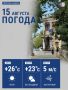 Сегодня температура воздуха в городе поднимется до +26