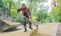 У детского сада №52 обустраивают новую пешеходную дорожку