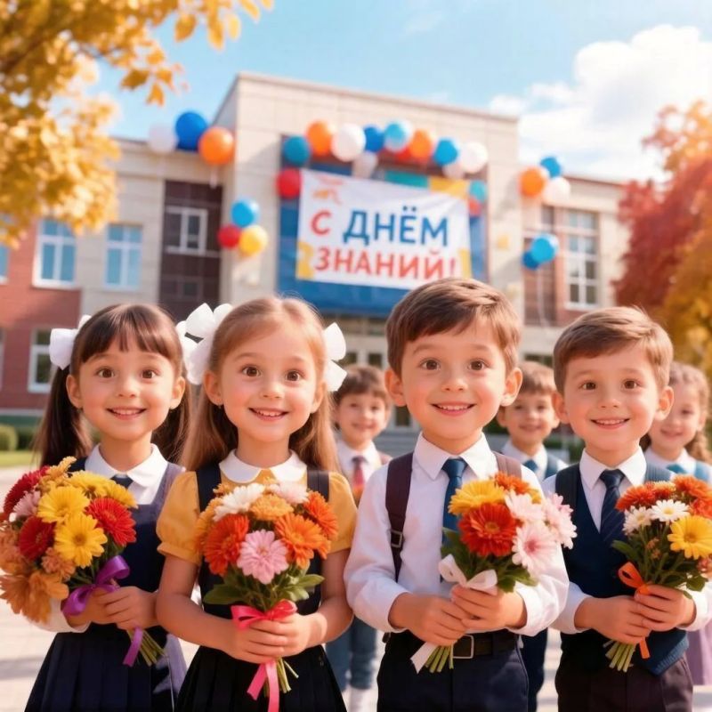 Сегодня особенный день — 1 сентября! День знаний открывает новую страницу в жизни каждого из нас