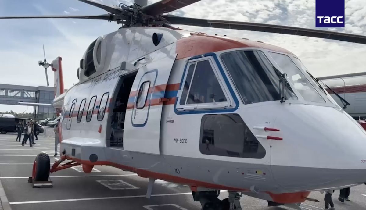 Новый арктический вертолёт Ми-38 показали в Казани