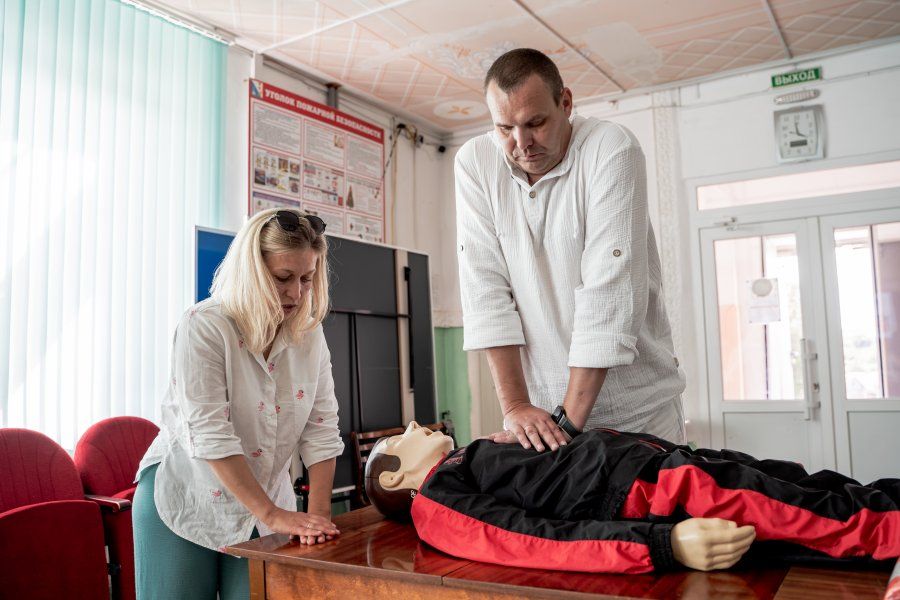 Жители Родного и Терновки прошли инструктаж по первой помощи
