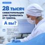 28 тысяч севастопольцев уже привились от сезонного гриппа с начала кампании