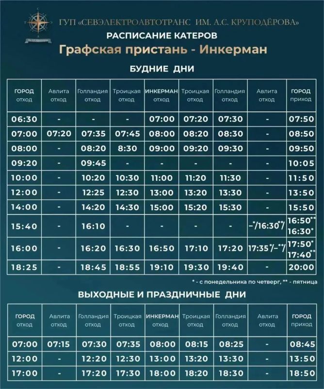 На маршруте «Графская пристань — Инкерман» станет больше рейсов