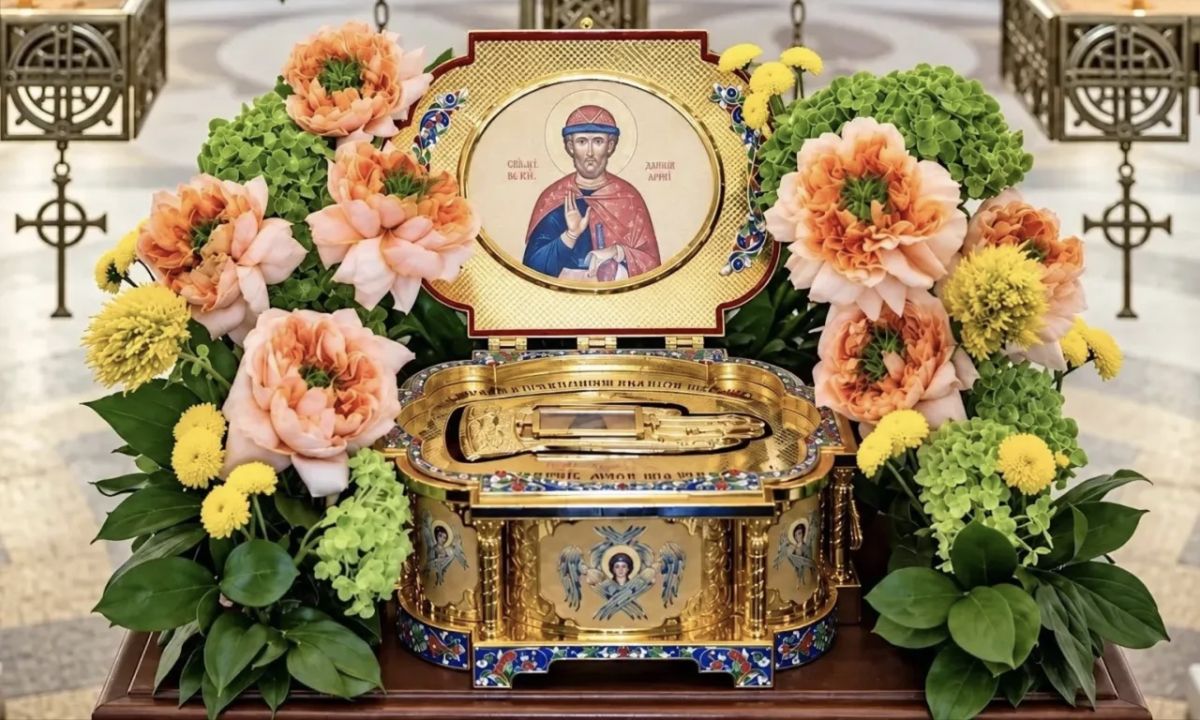 Ковчег с мощами Донского пребывает в Херсонесе