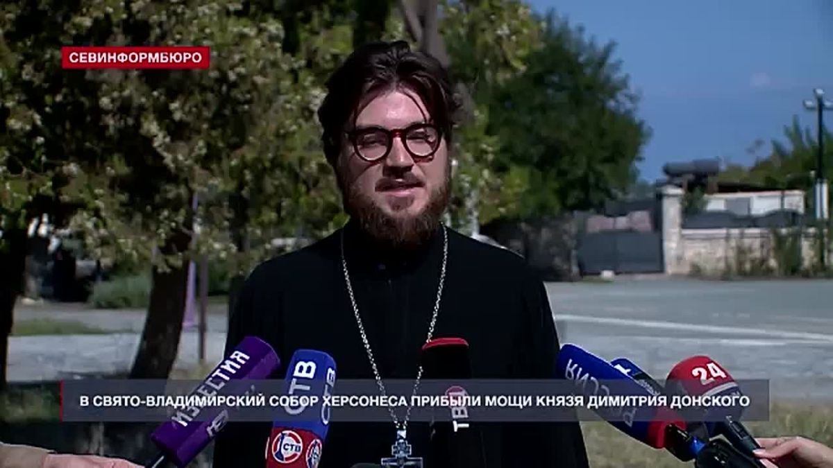 Мощи Димитрия Донского впервые прибыли в Севастополь