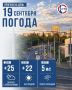 Сегодня температура воздуха в городе поднимется до +25