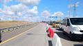 На Крымском мосту выросла очередь после возобновления движения