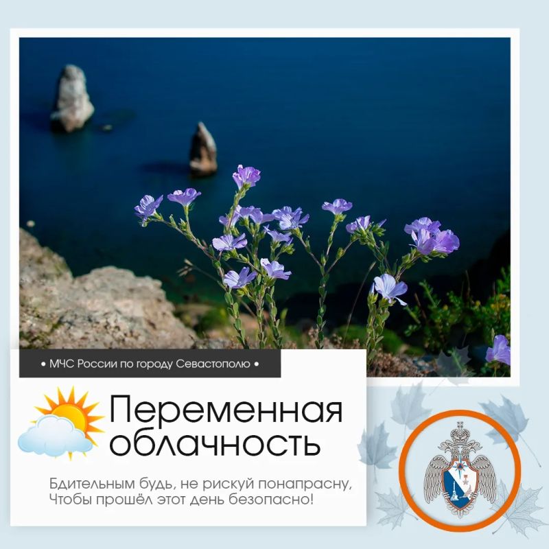 Здравствуй, Севастополь!. По данным гидрометцентра, 20 сентября в Севастополе будет переменная облачность