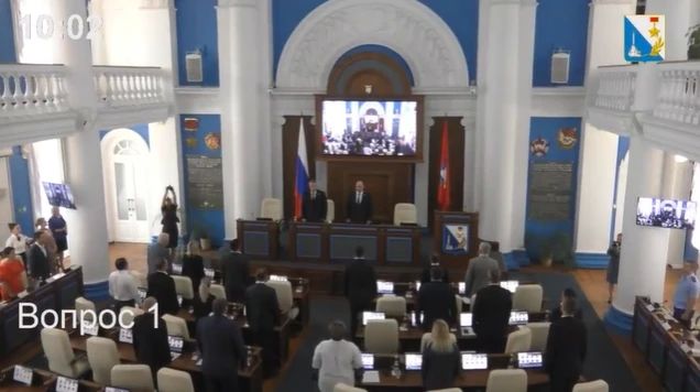 Сегодня проходит первое пленарное заседание пятой сессии Законодательного собрания Севастополя