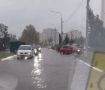 На дорогах Севастополя образовались реки — в соцсетях публикуют кадры с непогодой