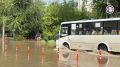 После ливня площадь в Казачьей бухте снова ушла под воду