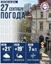 Сегодня температура воздуха в городе поднимется до +21