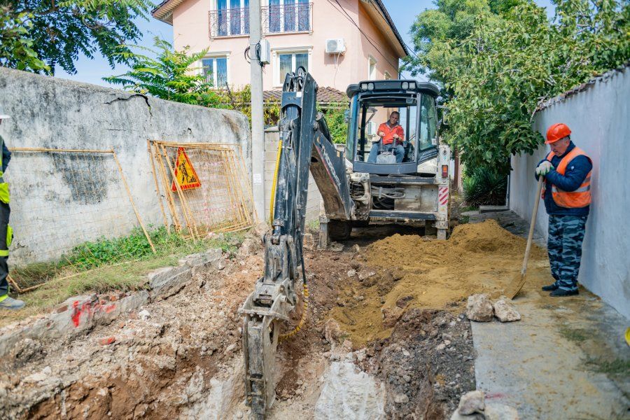 В Севастополе строят новые сети водоотведения