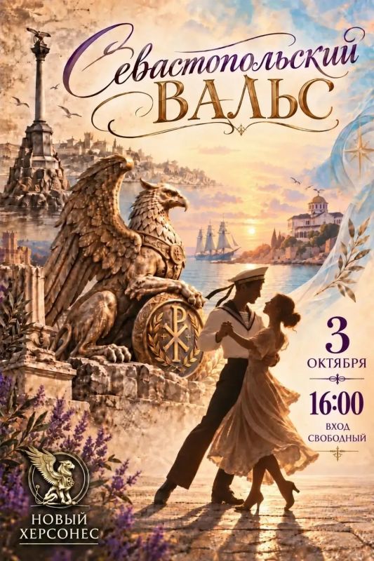 Вечер «Хранители традиций: Севастопольский вальс» – уже завтра в Новом Херсонесе!