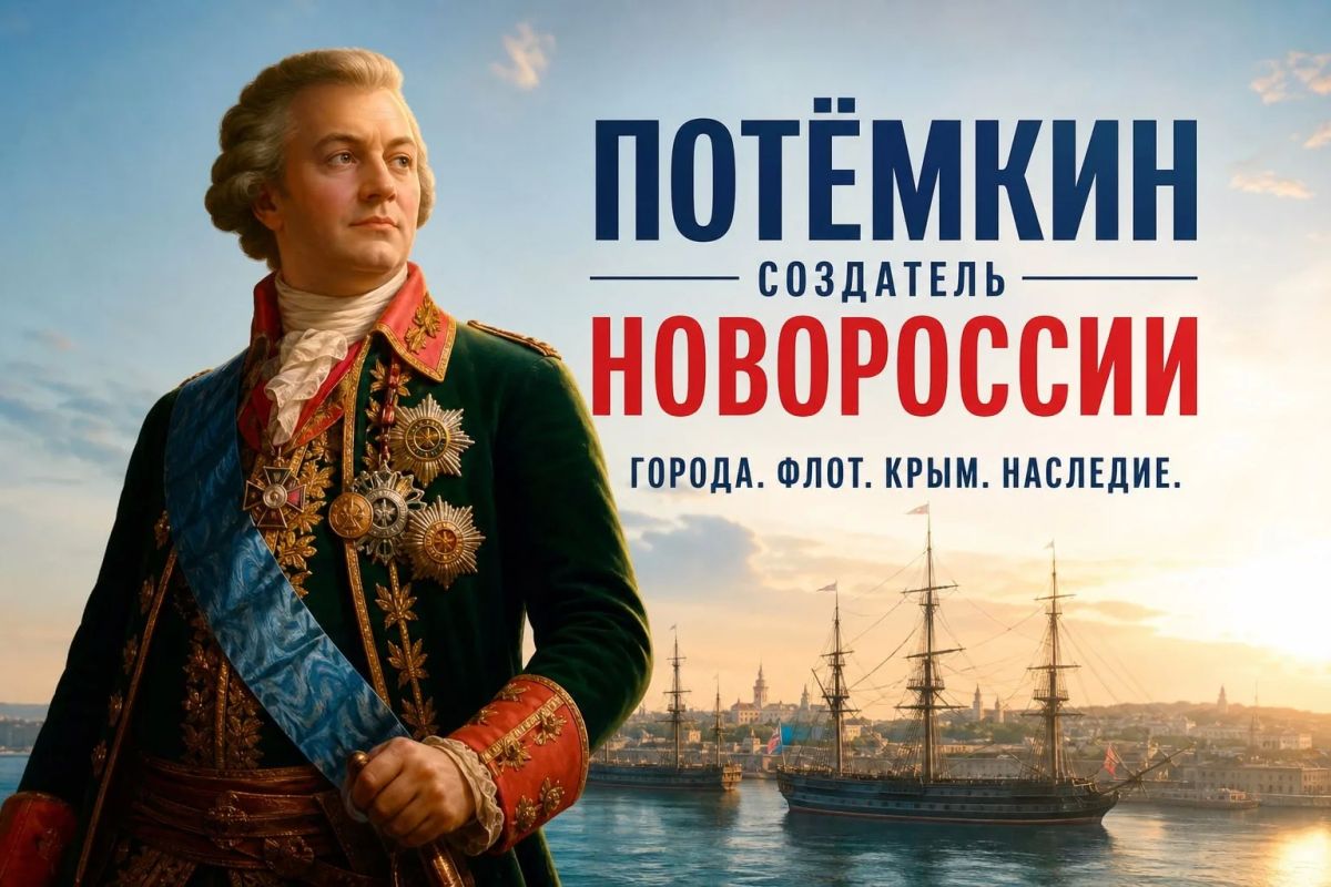 Он создал Новороссию. . Григорий Потемкин — светлейший князь, генерал-фельдмаршал, ближайший сподвижник Екатерины II. В 1774 году он был назначен генерал-губернатором Новороссийской губернии — территорий Северного...