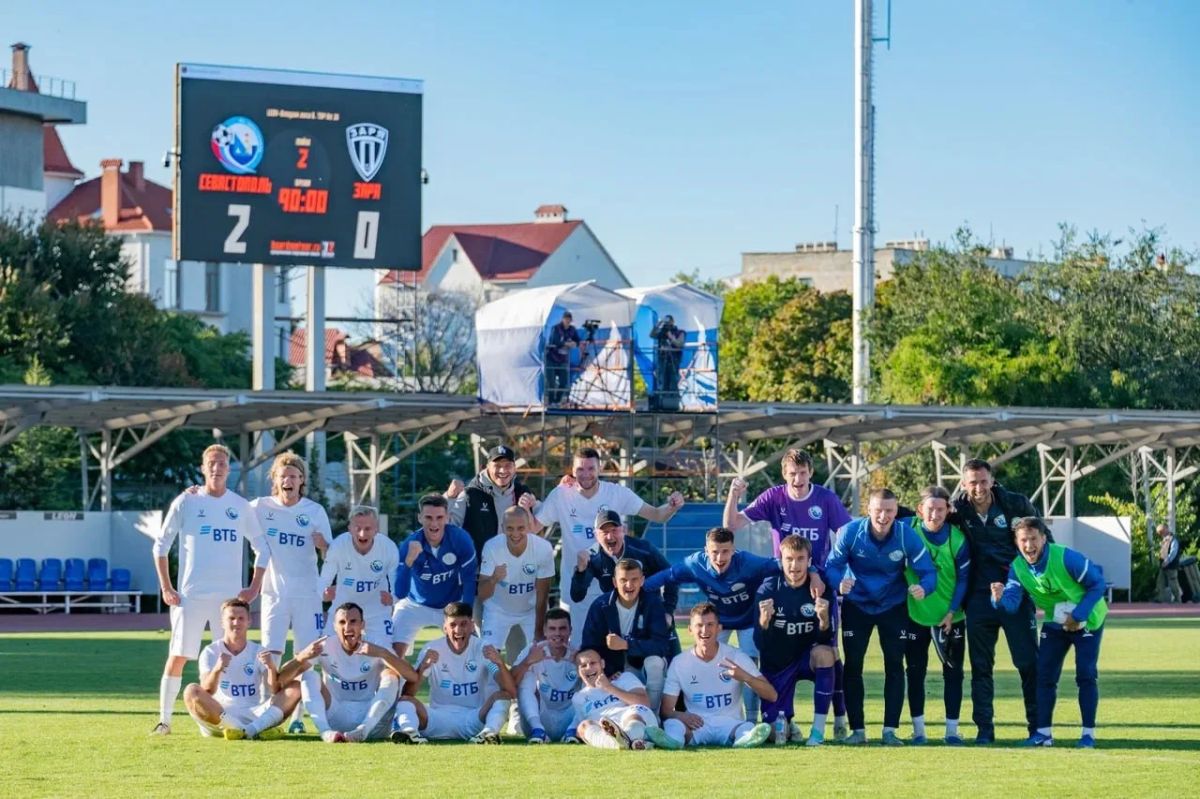 ФК «Севастополь» обыграл луганскую «Зарю» со счётом 2:0