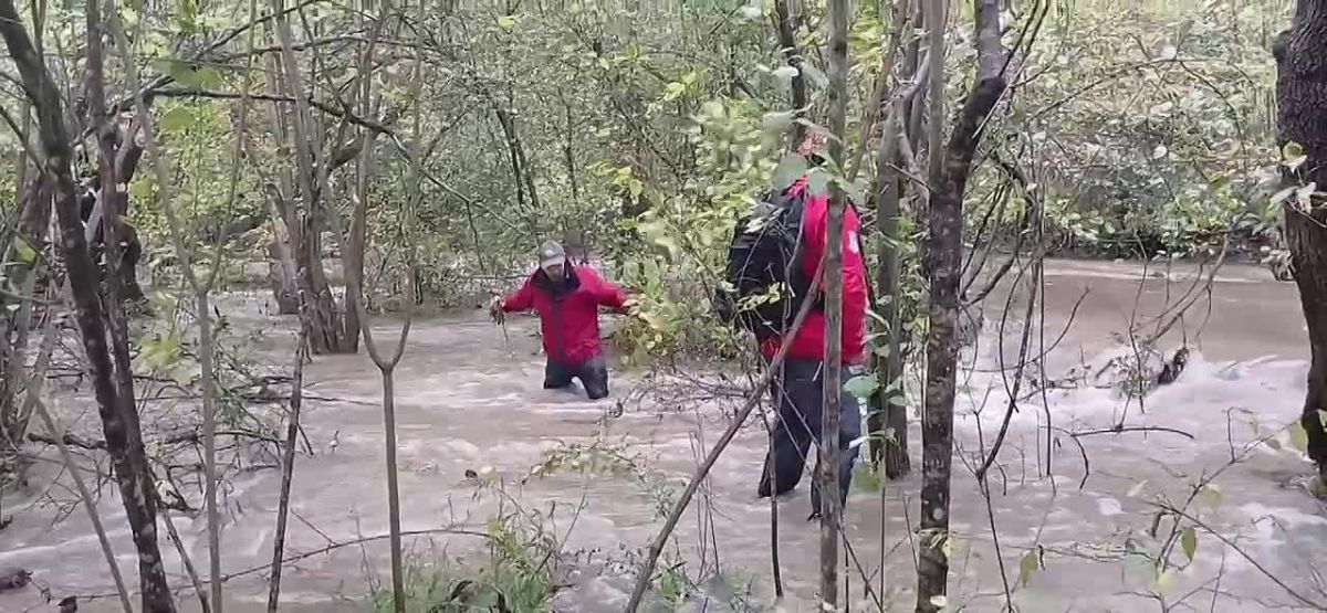 Спасатели вывели из Чернореченского каньона заблудившихся туристов