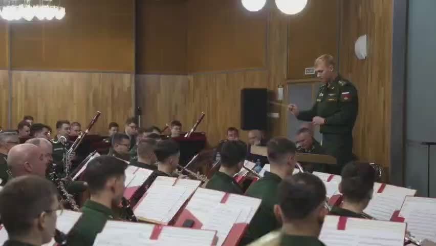 В Москве прошло заключительное испытание конкурса военных дирижёров, участие в котором принимает и дирижёр Черноморского флота