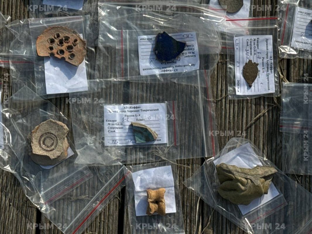 В Херсонесе Таврическом археологи нашли более 8 тысяч артефактов