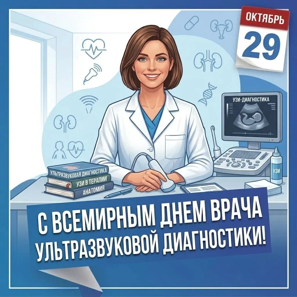 Уважаемые специалисты ультразвуковой диагностики! Поздравляем вас с профессиональным праздником