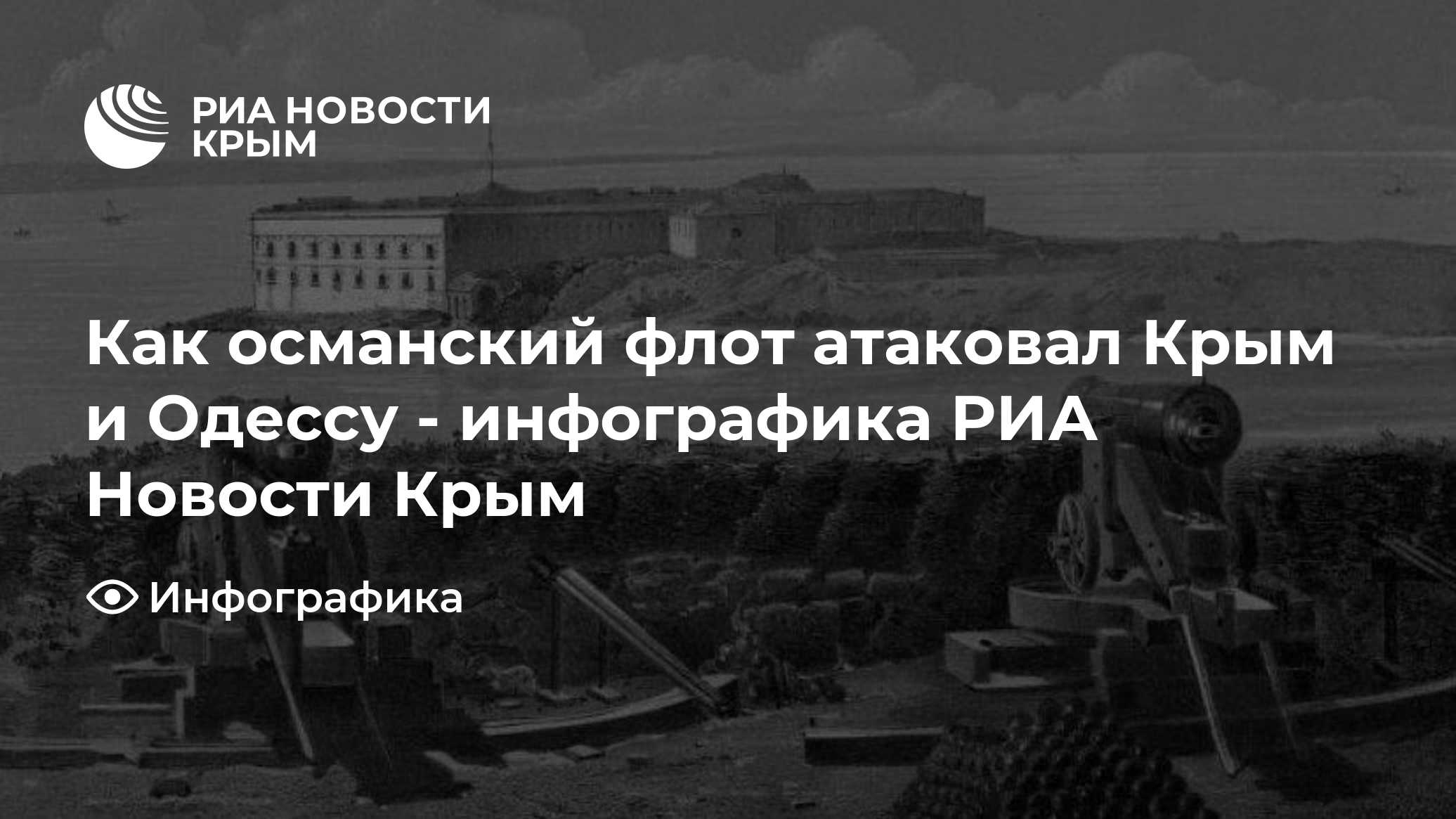 Как османский флот атаковал Крым и Одессу - инфографика РИА Новости Крым