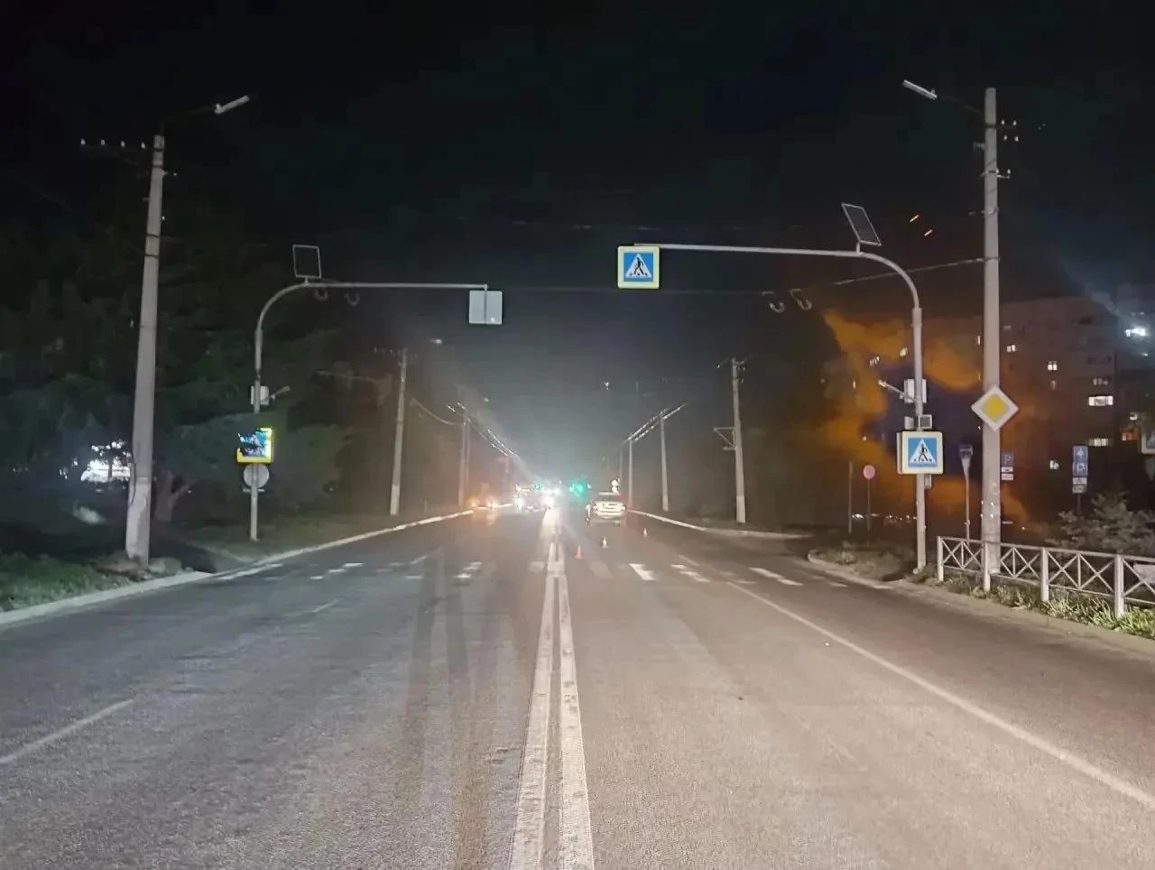 В Севастополе иномарка сбила женщину на пешеходном переходе